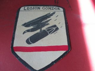 Wwii Luftwaffe Legion Condor (spain) Flight Jacket Patch