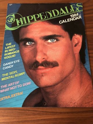 Vintage Rare Chippendales 1984 Calendar