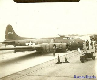 Org.  Nose Art Photo: B - 17 Bomber 