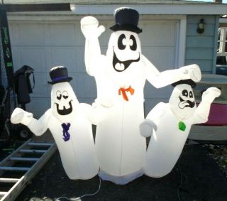 Halloween Three Ghost Airblown Inflatable Blow Ups Yard Decor