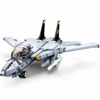 F14D fighter Model building blocks Military series WWII US Air Force soldier 2
