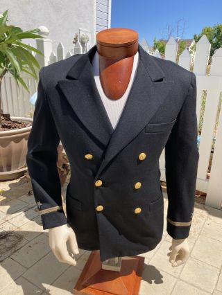 Ww2 Us Navy Usn Officers Service Dress Jacket Coat Uniform