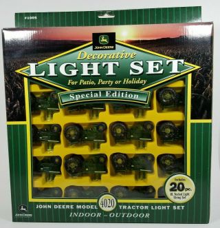 John Deere Model 4020 Decorative Special Edition Indoor/outdoor Light Set