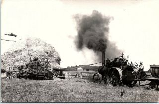 Rppc Steam Engine Tractor Thresher 1940 
