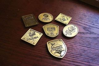 Rare Starbucks 2017 China Medium Baked Coffee Stamp Magnet Set