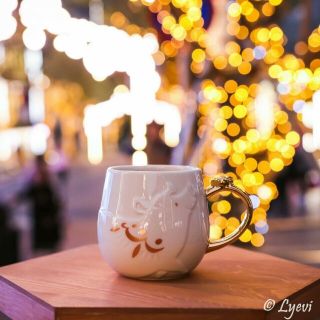 China 2019 Starbucks Chinese Year Elegant White Golden Pig Zodiac Mug