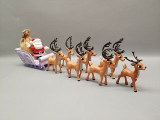 Rudolph Misfit Toys Santa Sleigh Set Playing Mantis Reindeer Team