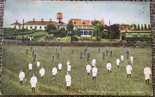 Hershey Industrial School Baseball Game 1915,  Oddfellows Reunion Postcard