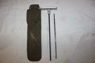 Us Military Issue Ww2 M1 Carbine Rifle Cleaning Kit 1945.  30 Caliber.  30cal A05