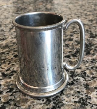 Miniature Hiners English Pewter Vintage Stein Sheffield,  England 2 3/4” Tall