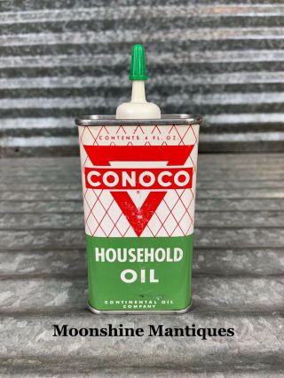Vintage 1950’s Conoco Household Oil Can - Handy Oiler