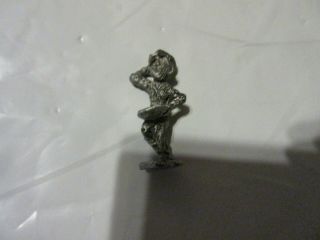 Vintage Miniature Pewter Figurine Gold Miner