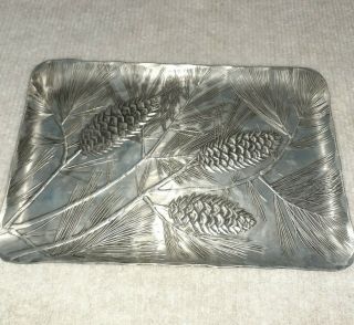 Wendell August Pinecone Plate 8 3/4 " X 6 "