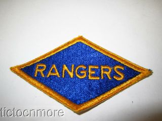 Us Wwii Ww2 Army Rangers Diamond Uniform Patch