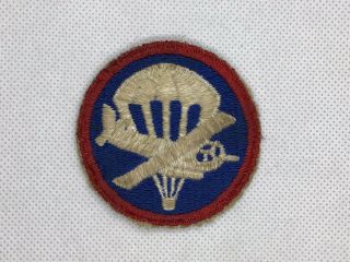 Wwii Us Army Airborne Overseas Hat Patch Paratrooper Glider 24