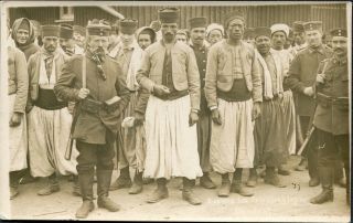 Ww1 Truppenlager Ohrdruf Pow Prisoner Of War Camp French Muslim Zouaves Gotha Rp