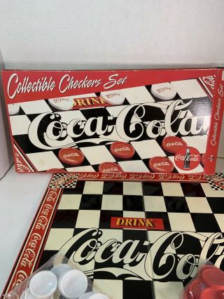 Coca Cola Collectible Checkers Set 1997 3