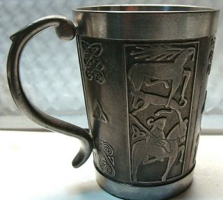 Mullingar Pewter Mug - Celtic Design