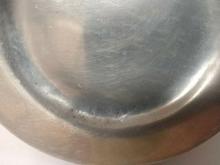 3 Pew - ta - rex Pewter Plates 2 are 5 - 13/16 