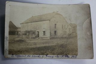 Cpa Maison Des évacués 1918 Corny - La - Ville (ardenne)