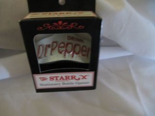 Vintage Drink Dr.  Pepper Starr X Wall Mount Bottle Opener Brown Co Usa Nib