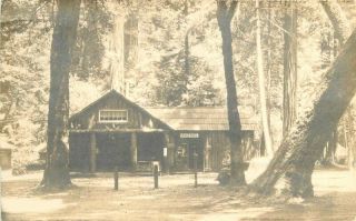 C - 1915 Santa Cruz California Mountains Redwood Inn Grocery Rppc Postcard 5473