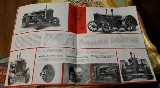 OLD VINTAGE FARM HUBER TRACTORS FOUR MODEL 40 - 62 H.  P.  BROCHURE BOOKLET 3