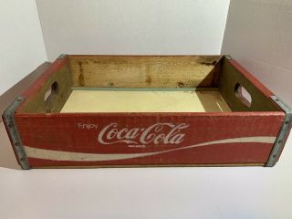 Vintage Coca Cola Coke Wood Wooden Crate 12 " X 18