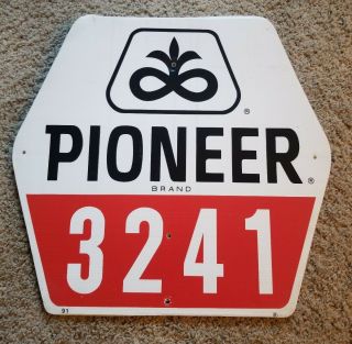 Vintage Pioneer Seed Corn Sign 22 