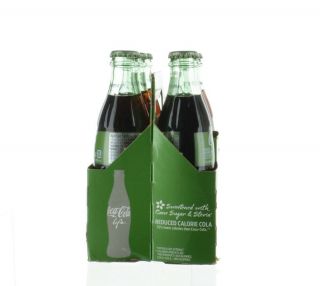 Coca - Cola Life Issue 2014 6 Pack Bottles HTF Coke Calorie Soda 3