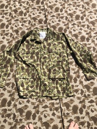 Mill Tec Pacific Camo Frog Skin Camouflage Shirt Wwii Beo Gam Duck Hunter L 48
