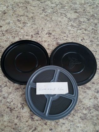 World War 2 8mm Home Movie 5 " Metal Reel 200 Ft Great Cond.