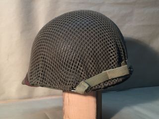 Ww2 M1 Helmet Camouflage Net,  This Is Hand Cut From A Larger Vehicle Net.