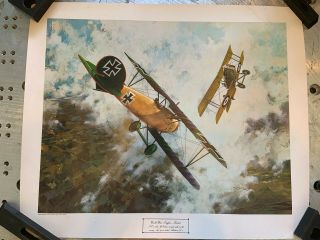 World War I Aviation Eagles Series 1 Ace Mccudden Tangles With " Green Tailed "