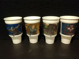 4 Vintage Burger King Spider - Man 3 Plastic Cups