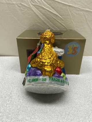Kurt Adler POLONAISE Sesame Street 35th Anniversary AP1712 Blown Ornament Box 3