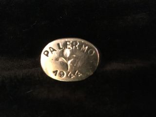 Wwii 1944 Palermo Italy Italian Occupation Campaign Trench Art Nickel Ring