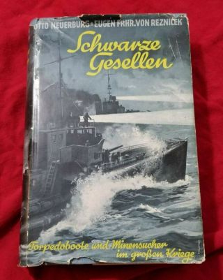 Ww2 Wwii German Kriegsmarine U Boat Torpedo Book 1934 Torpedoboote Minensucher