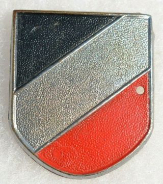 Germany Army Ww 2 Africa Corps Pith Helmet Shield Insignia Patch Badge