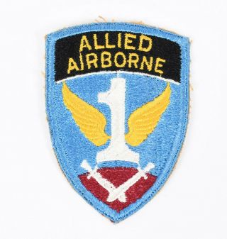Wwii Us Army 1st Allied Airborne Paratrooper Shoulder Patch