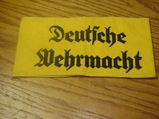 Ww Ii German Deutsche Wehrmacht Armband - Vet P/u