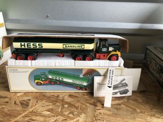1984 Hess Truck Tanker Toy Bank