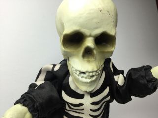 Gemmy Halloween Grave Raver Livin La Vida Loca Skeleton Sings See Video 2
