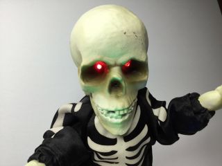 Gemmy Halloween Grave Raver Livin La Vida Loca Skeleton Sings See Video 3