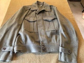 Ww2 Australian Wool Battle Dress Jacket - 1943 Dated