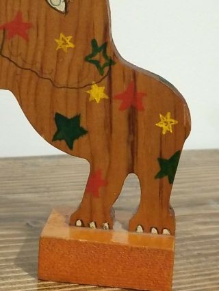William Accorsi CIRCUS ELEPHANT folk art wood sculpture animal 3