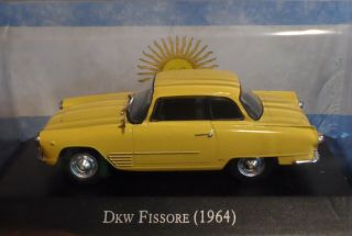 Dkw Fissore 1964 Diecast Autos Inolvidables Scale 1:43 Argentina