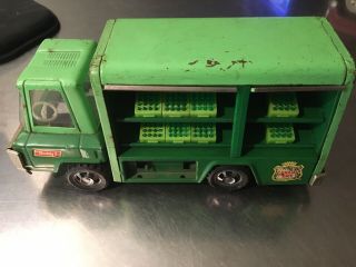 Buddy L Metal.  Canada Dry Delivery Truck With 8 Bottle Trays