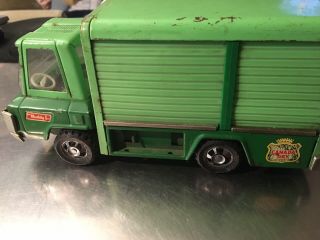 Buddy L Metal.  Canada Dry Delivery Truck with 8 Bottle trays 3
