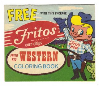 Frito Kid Western Coloring Book Giveaway Frito - Lay Fritos Corn Chips